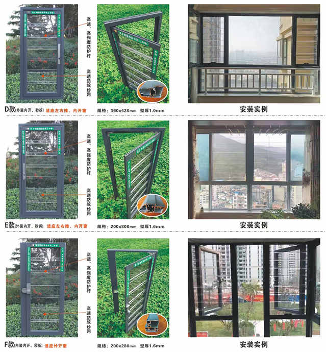 億狼多功能隱形防護窗